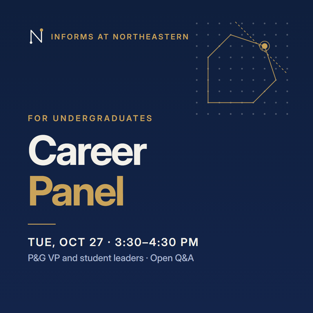 INFORMS Undergrad Career Panel