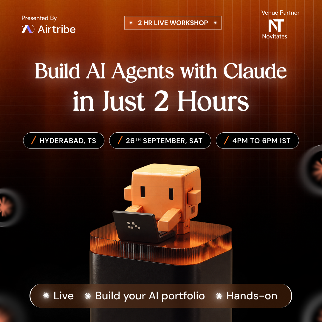 Build AI Agents With Claude In Just 2 Hours - Hyderabad Edition
