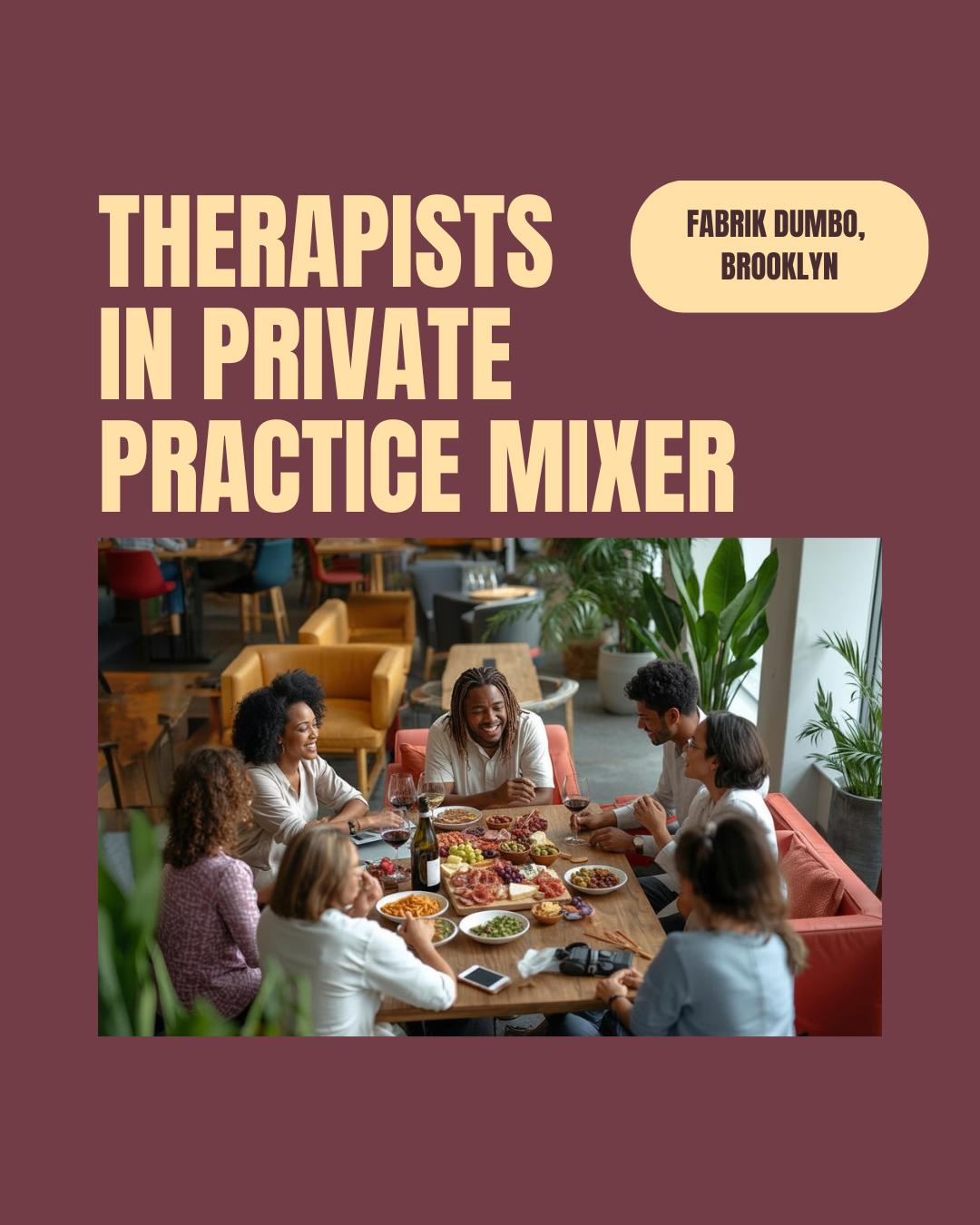 Cover art for #Therapists in Private Practice Mixer — Fabrik DUMBO