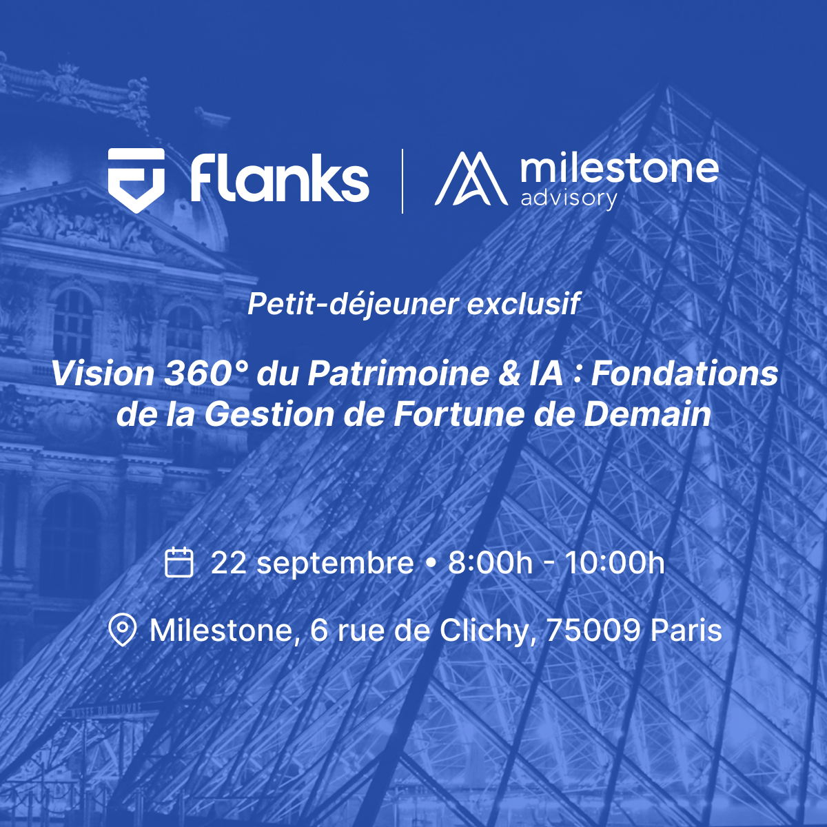 Exclusive Breakfast | 360° Vision of Wealth Management & AI: Foundations of Tomorrow's Wealth Management