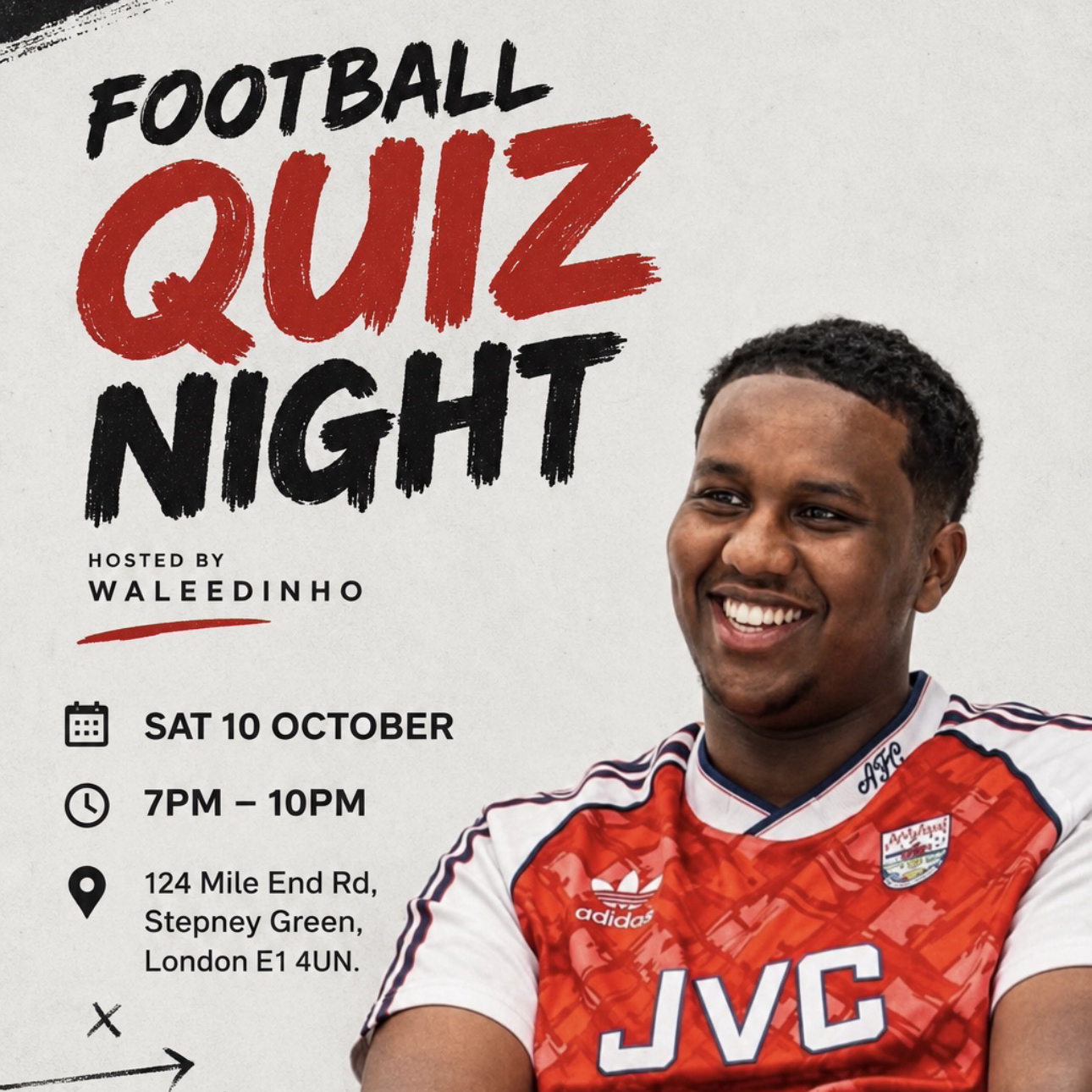 ⚽️ Quiz Night with Waleediñho