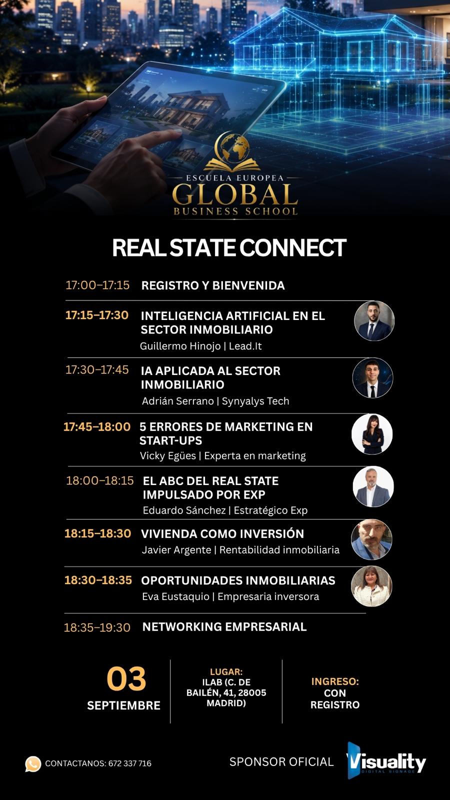 ¿Quieres conectar con profesionales, inversores y emprendedores del sector inmobiliario en Madrid? 🏙️🤝
