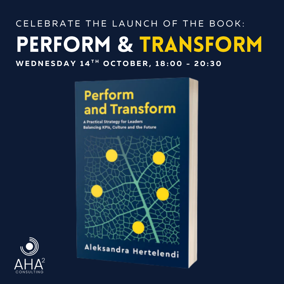 Perform & Transform Book Launch