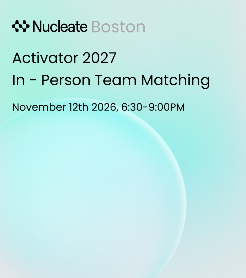 Nucleate Boston - In Person Team Matching