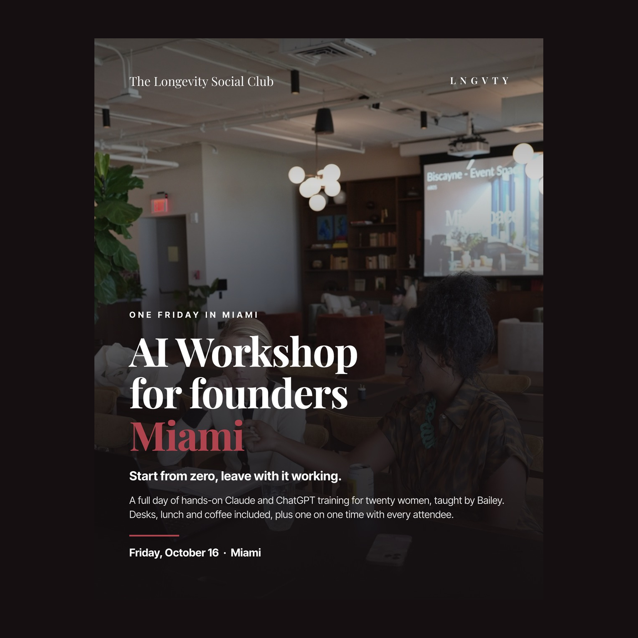 AI Workshop for Female Founders in Miami