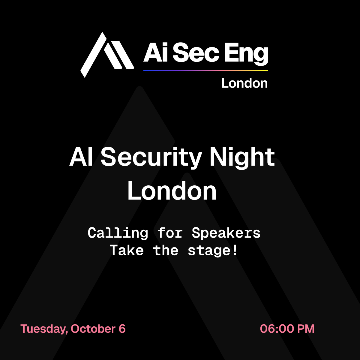AI Security Night - Londen