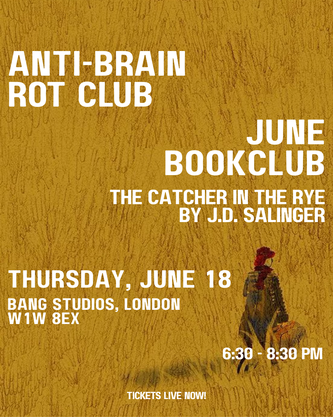 Cover art for #ABRC BOOKCLUB: The Catcher in the Rye — Bang Studios