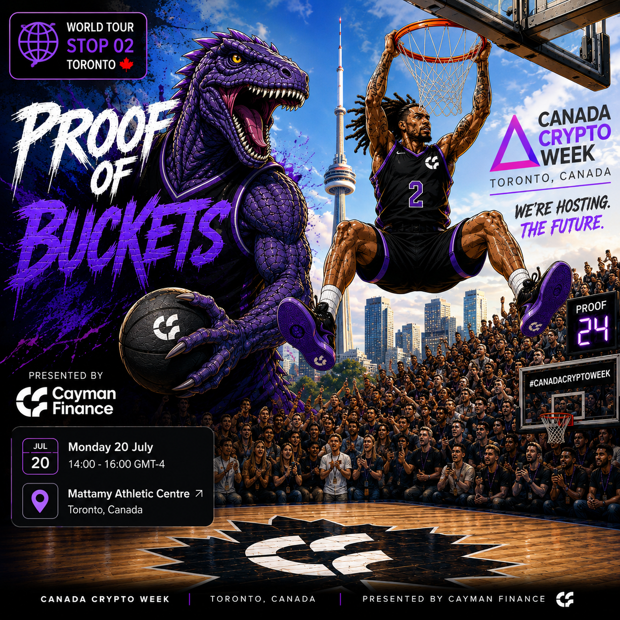 Proof of Buckets 🏀✅ | A Canada Crypto Week Side Event