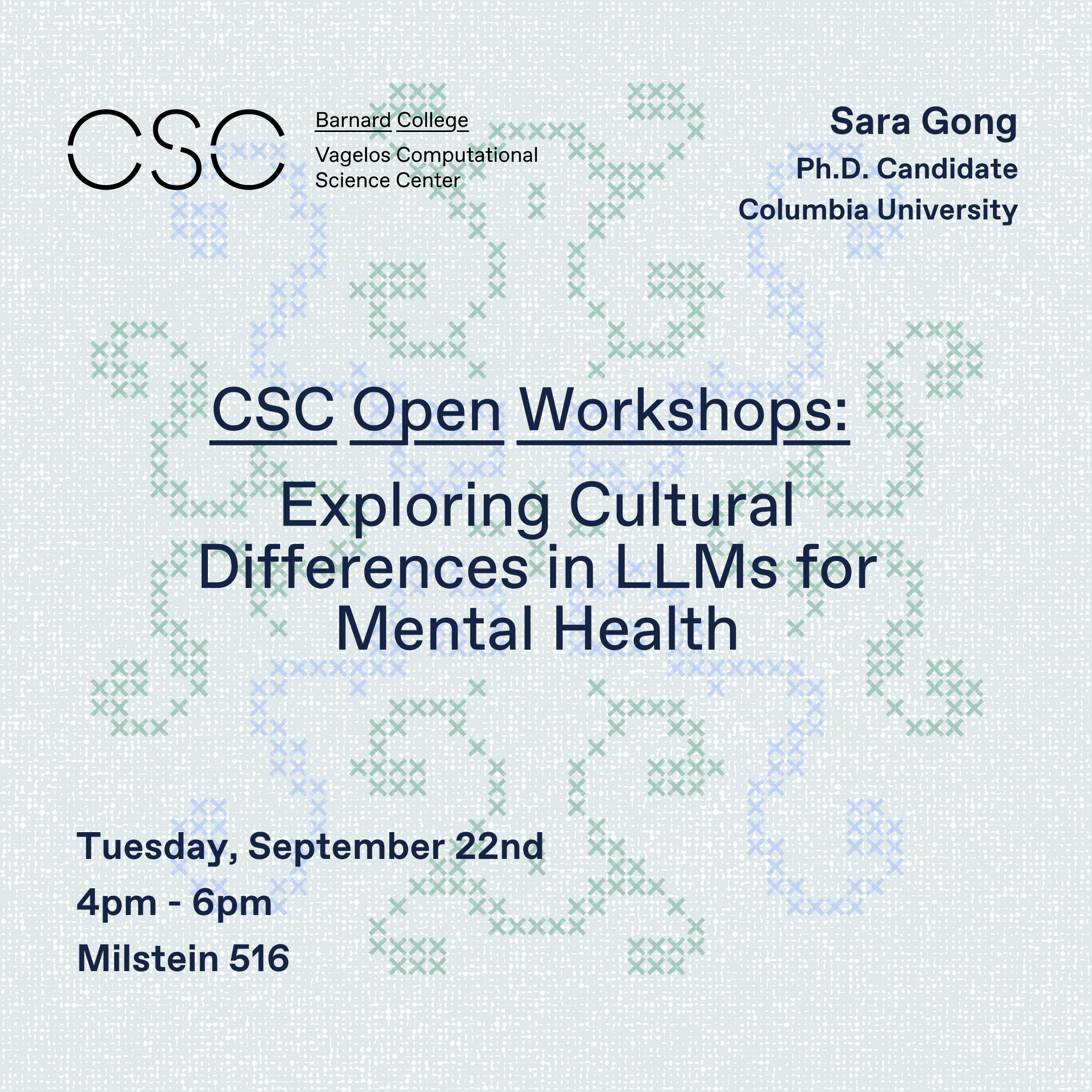 Taller de CSC – Explorando las diferencias culturales en los LLM para la salud mental