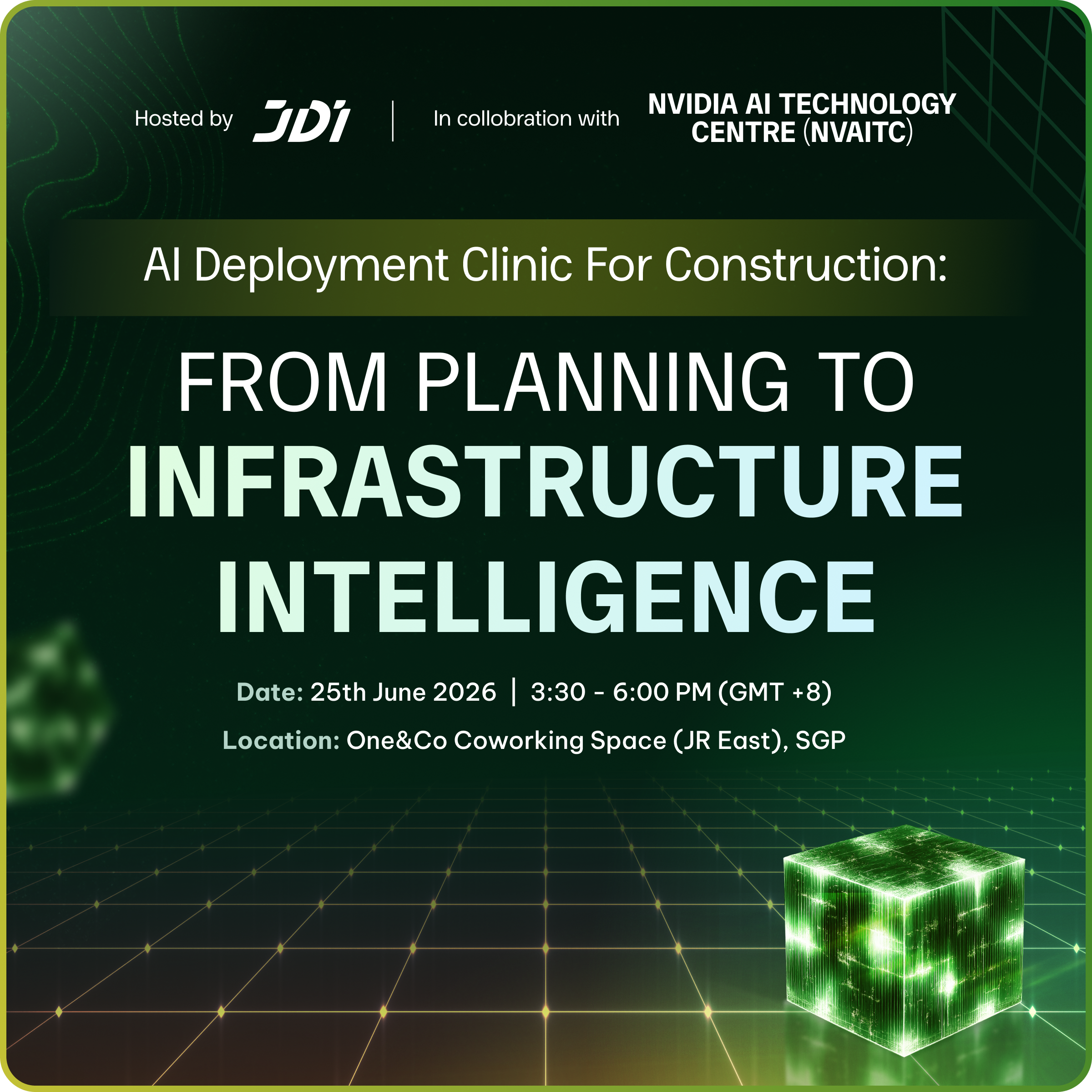 Cover art for #AI Deployment Clinic for Construction: From Planning to Infrastructure Intelligence — One&Co