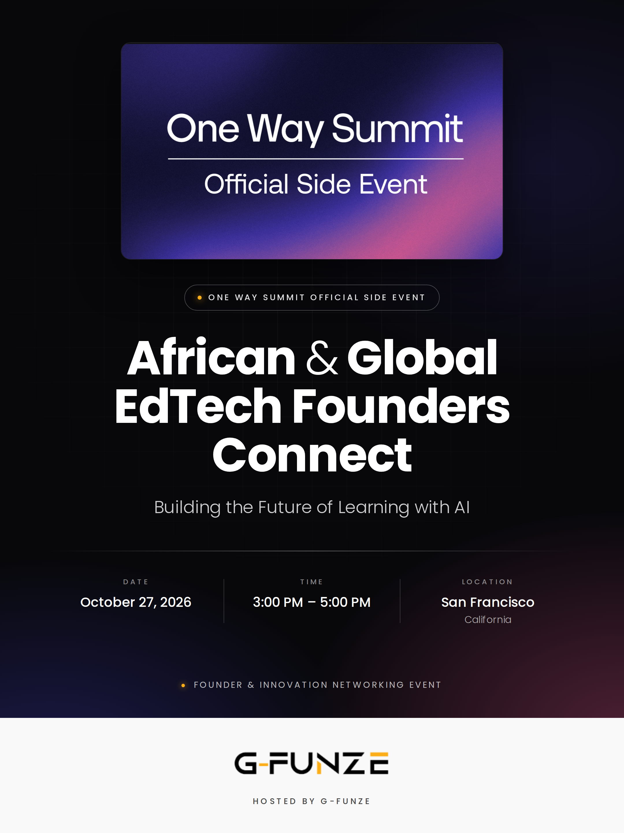 African & Global EdTech Founders Connect: Building the Future of Learning with AI