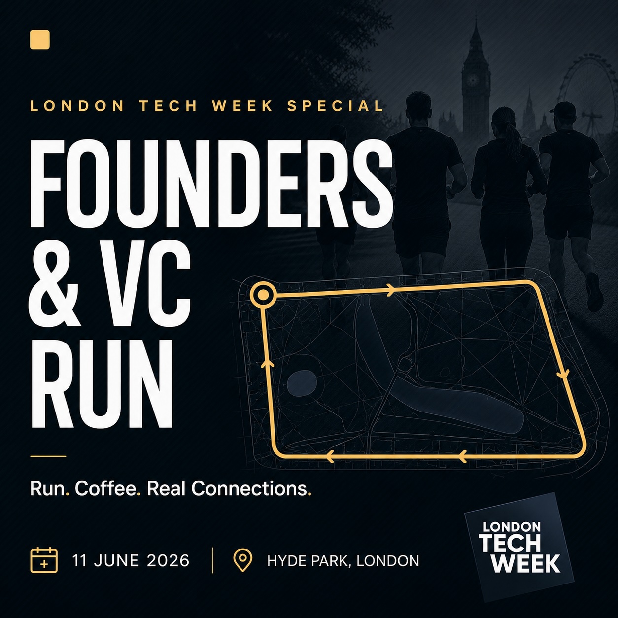 Cover art for #Founders & VC Run ☕️ | London Tech Week Special — Black Lion Gate