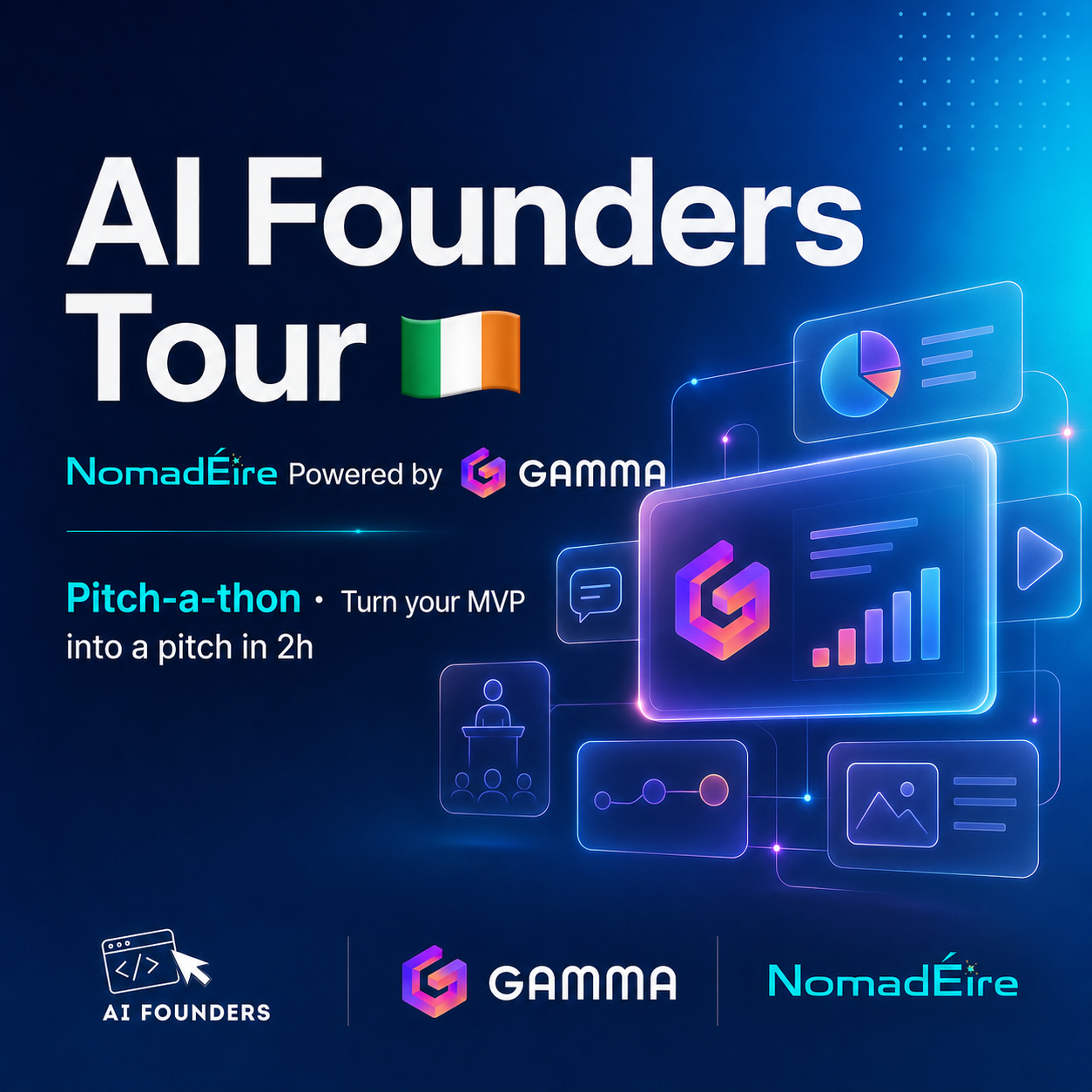 AI Founders Tour 🇮🇪 | Pitch-a-thon powered by Gamma