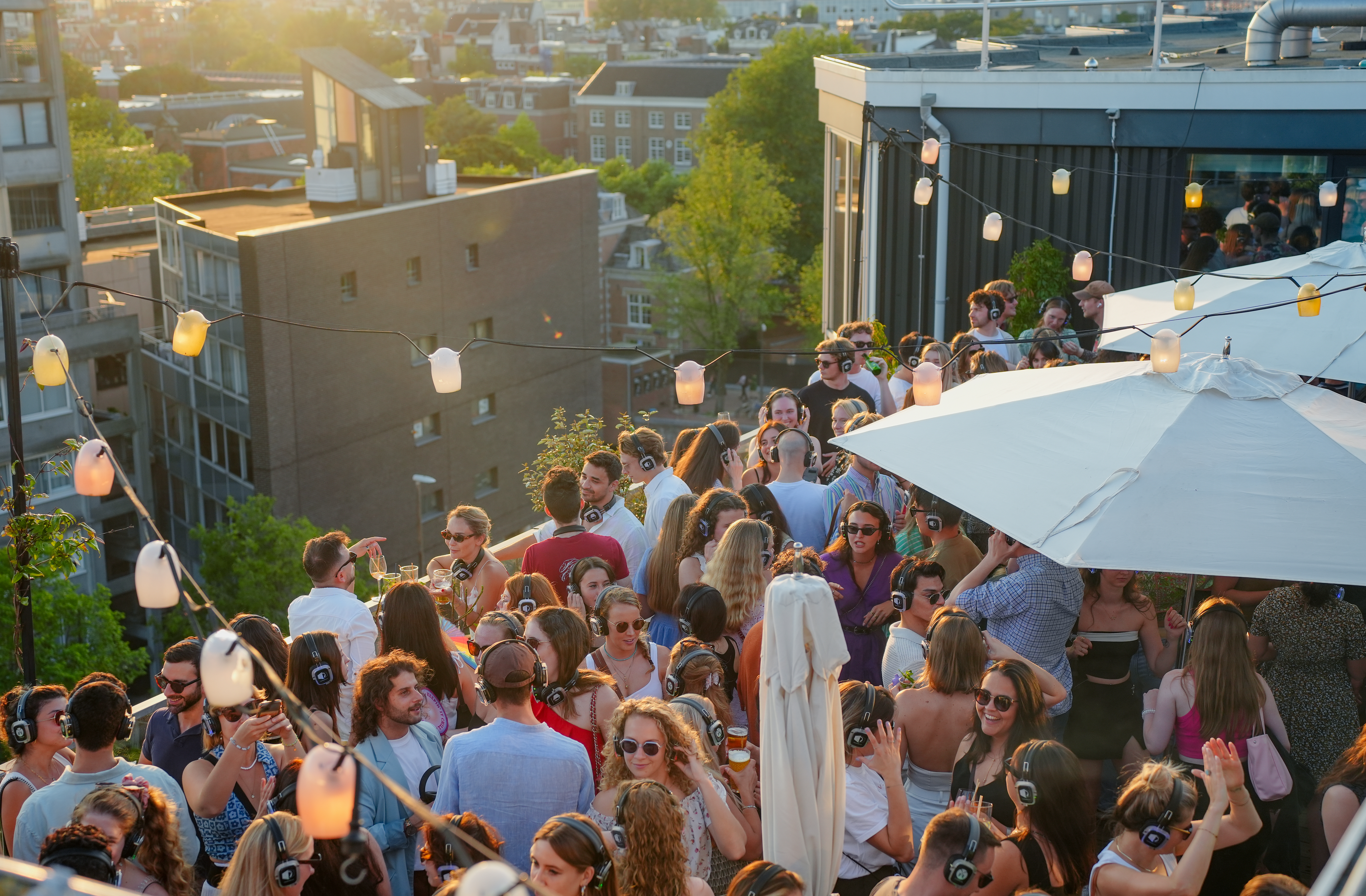 Rooftop Silent Disco Party