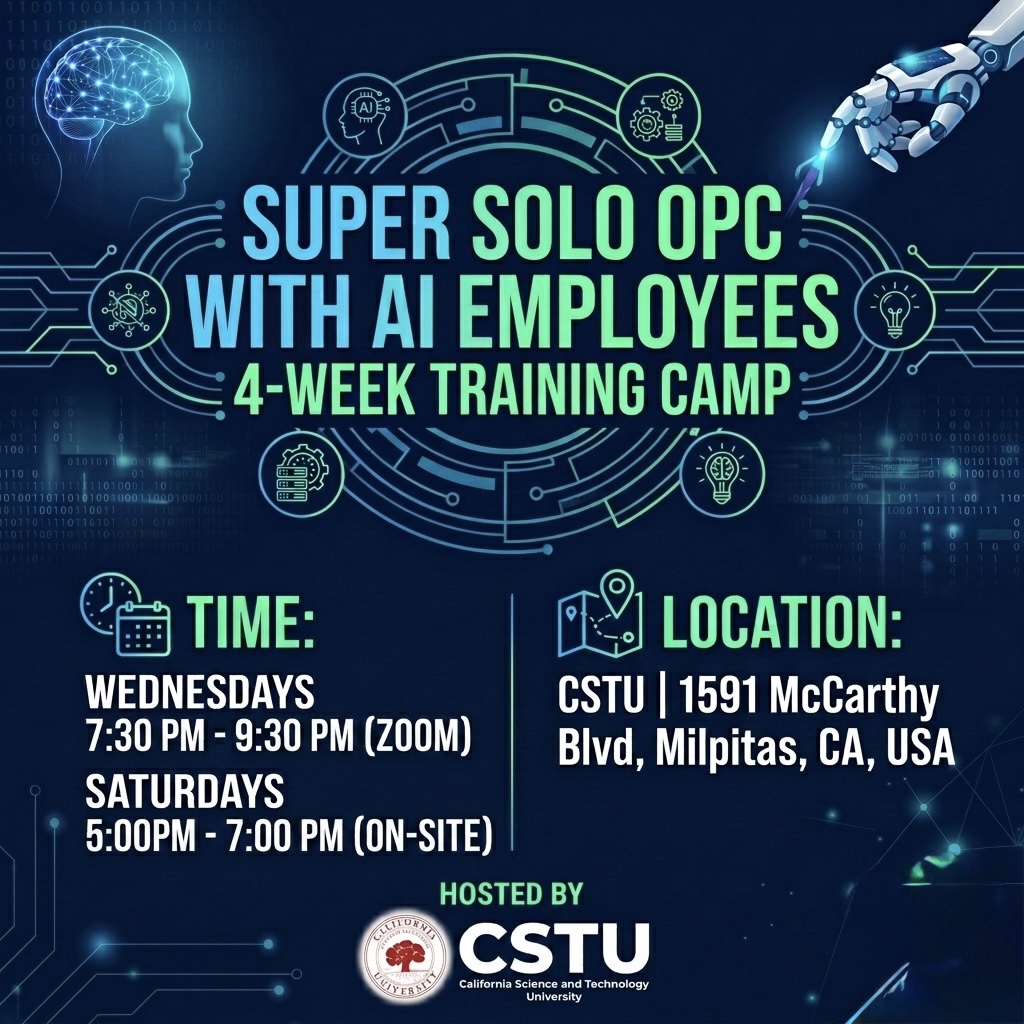 Super Solo OPC: Build Your Team of AI Employees | 4-Week Practical Training Camp