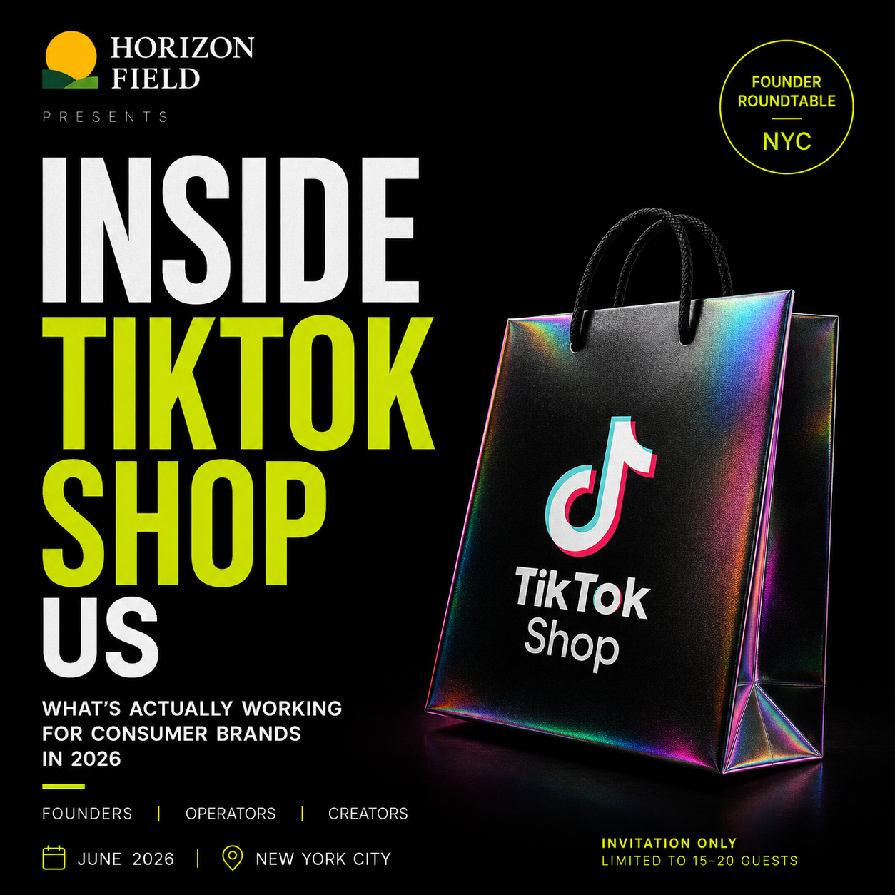 Cover art for #What’s Actually Working on TikTok Shop US for Consumer Brands — New York, NY