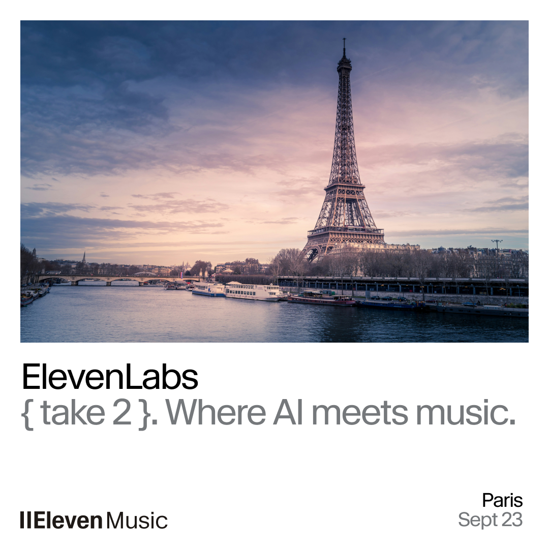 ElevenCreative Session: Paris { take 2 }. Wo KI auf Musik trifft.