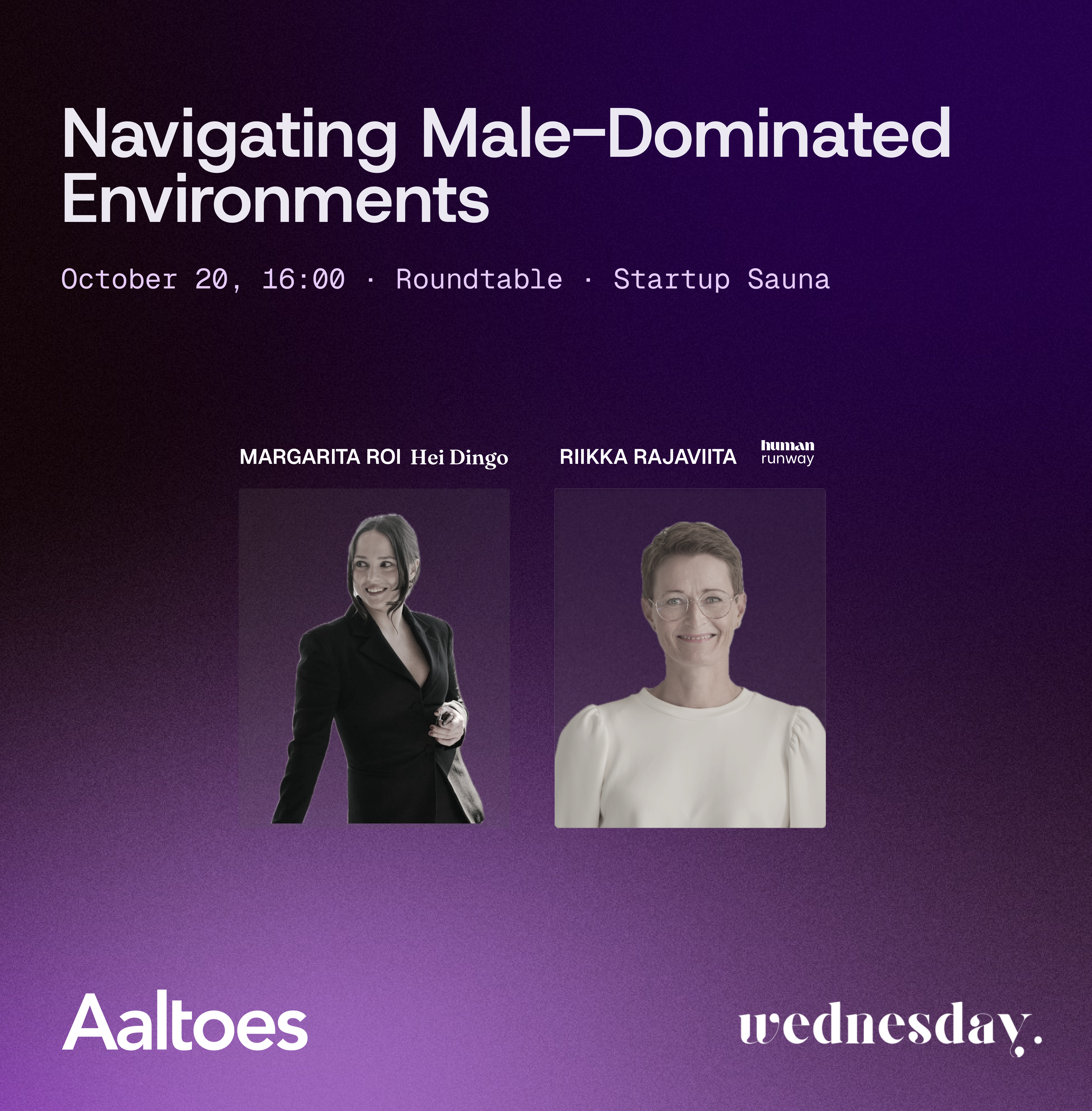 Navigating Male-Dominated Environments: Roundtable