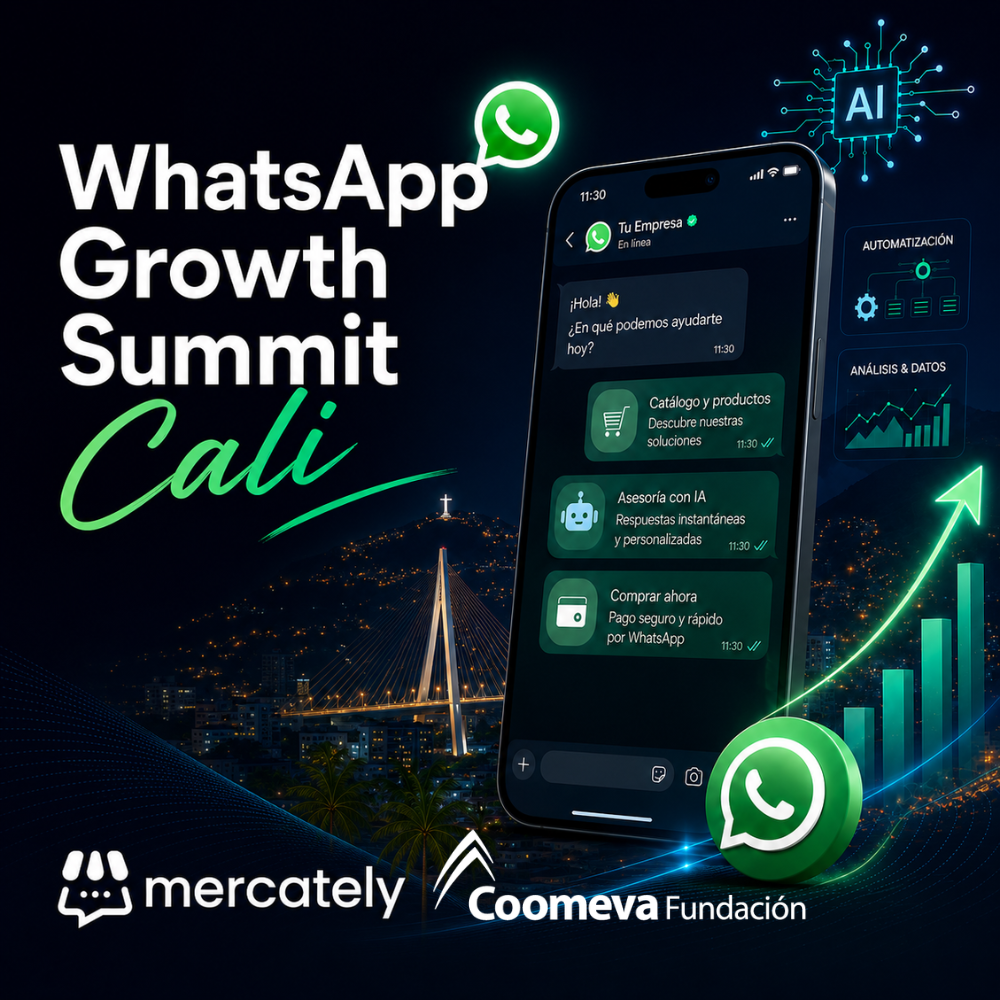 WhatsApp Groei Summit Cali Door Mercately