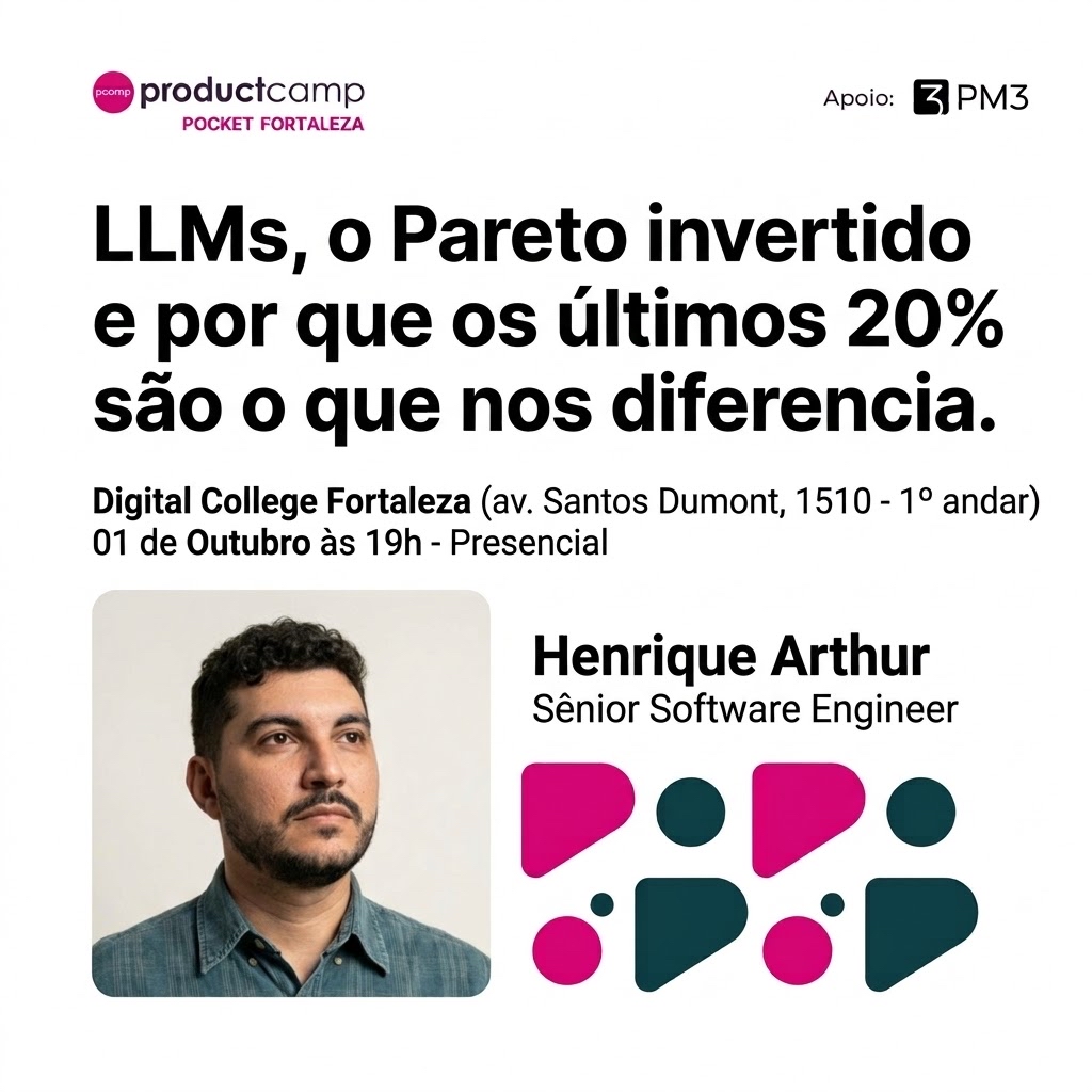 Pcamp pocket Fortaleza - LLMs, el Pareto invertido y por qué el último 20% marca la diferencia