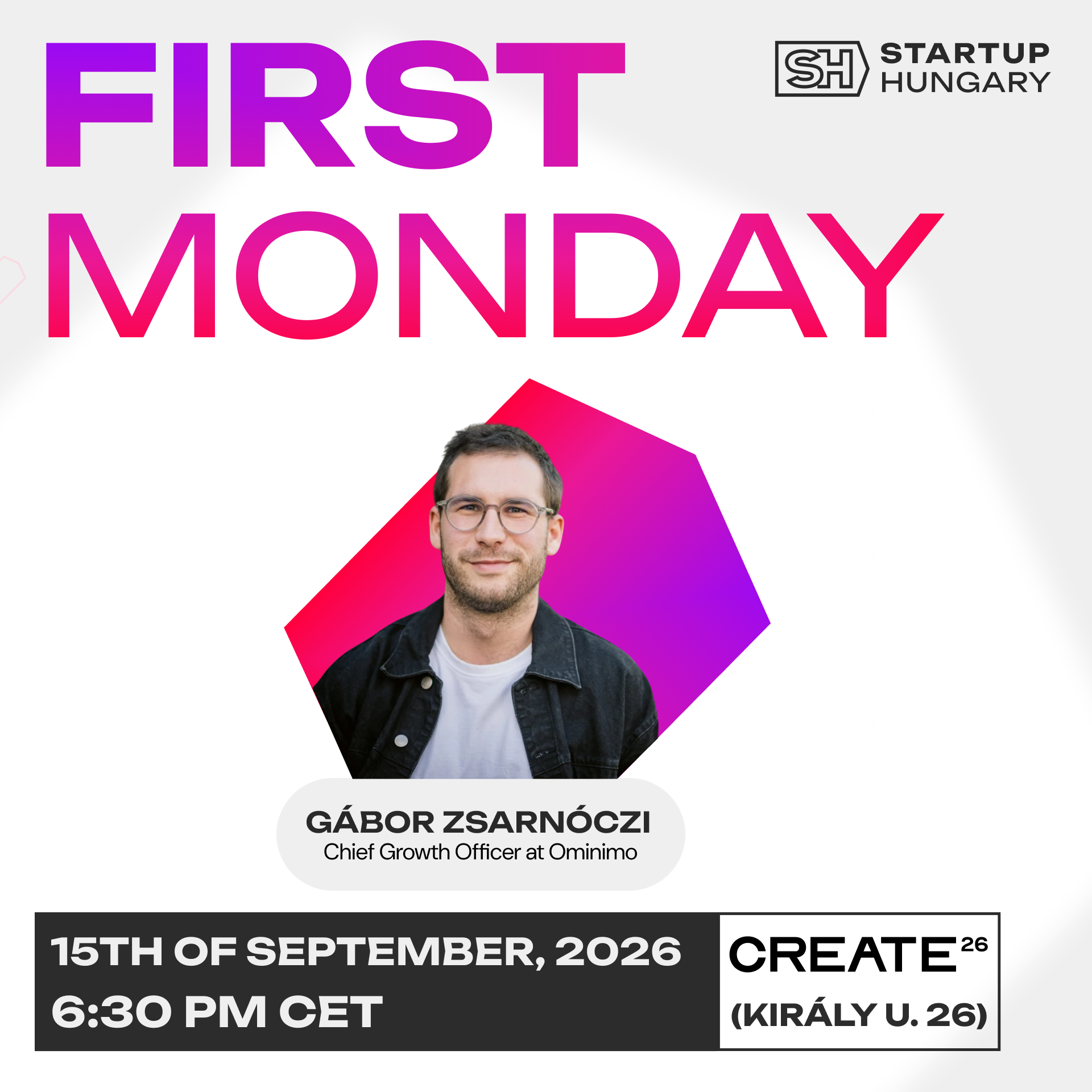 Premier Lundi avec Gábor Zsarnóczi