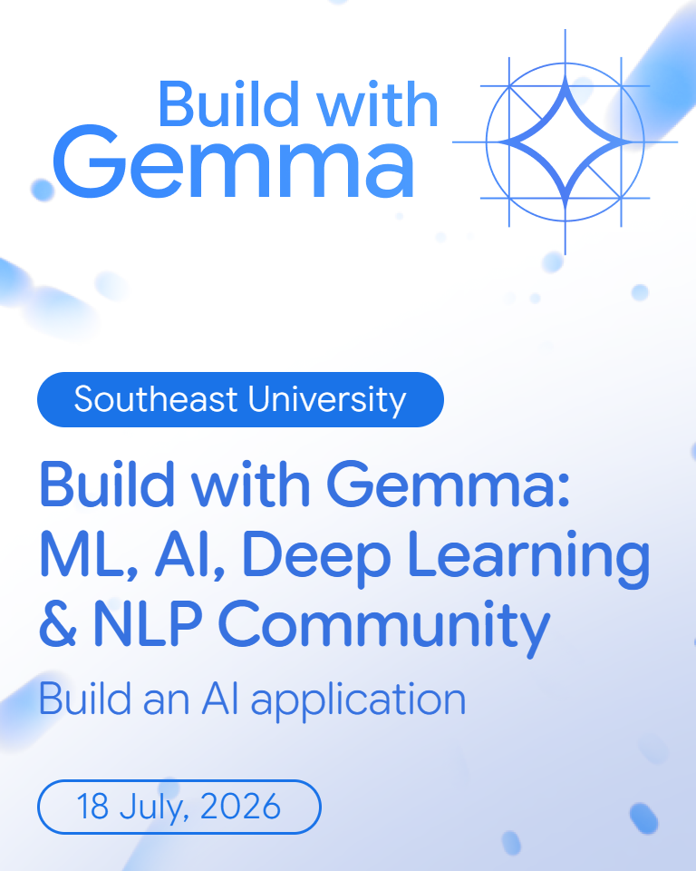Construye con Gemma: Comunidad de ML, IA, Aprendizaje Profundo y NLP