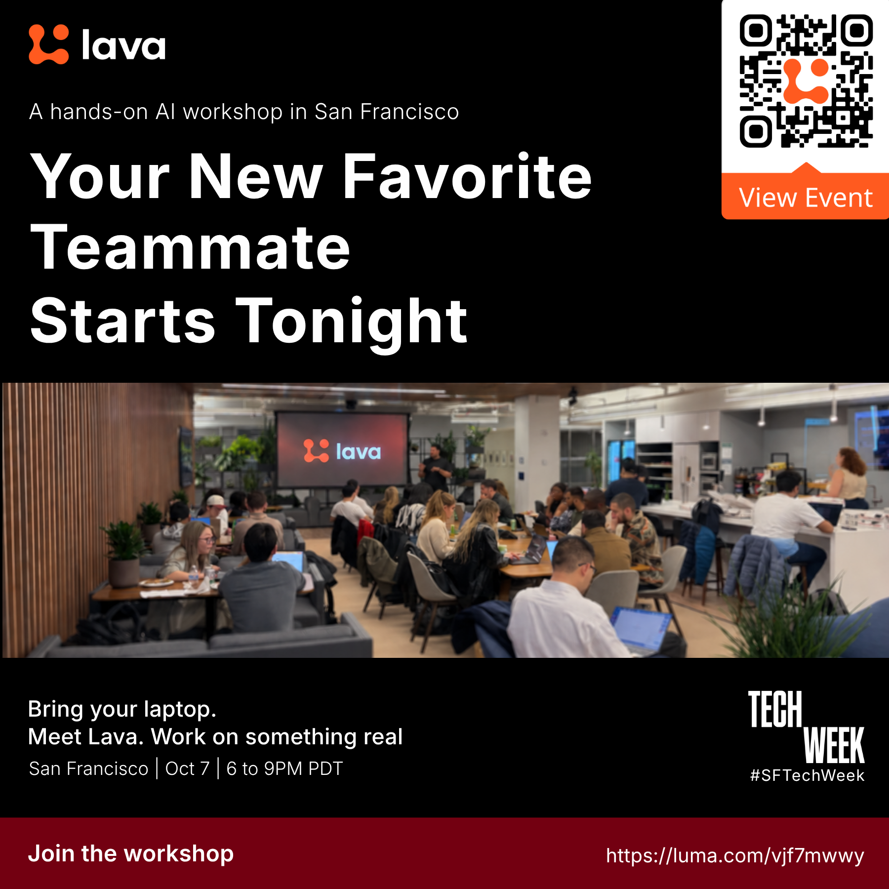 Your New Favorite Teammate Starts Tonight - #SFTechWeek