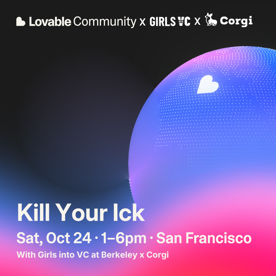 Lovable x Girls into VC Buildathon