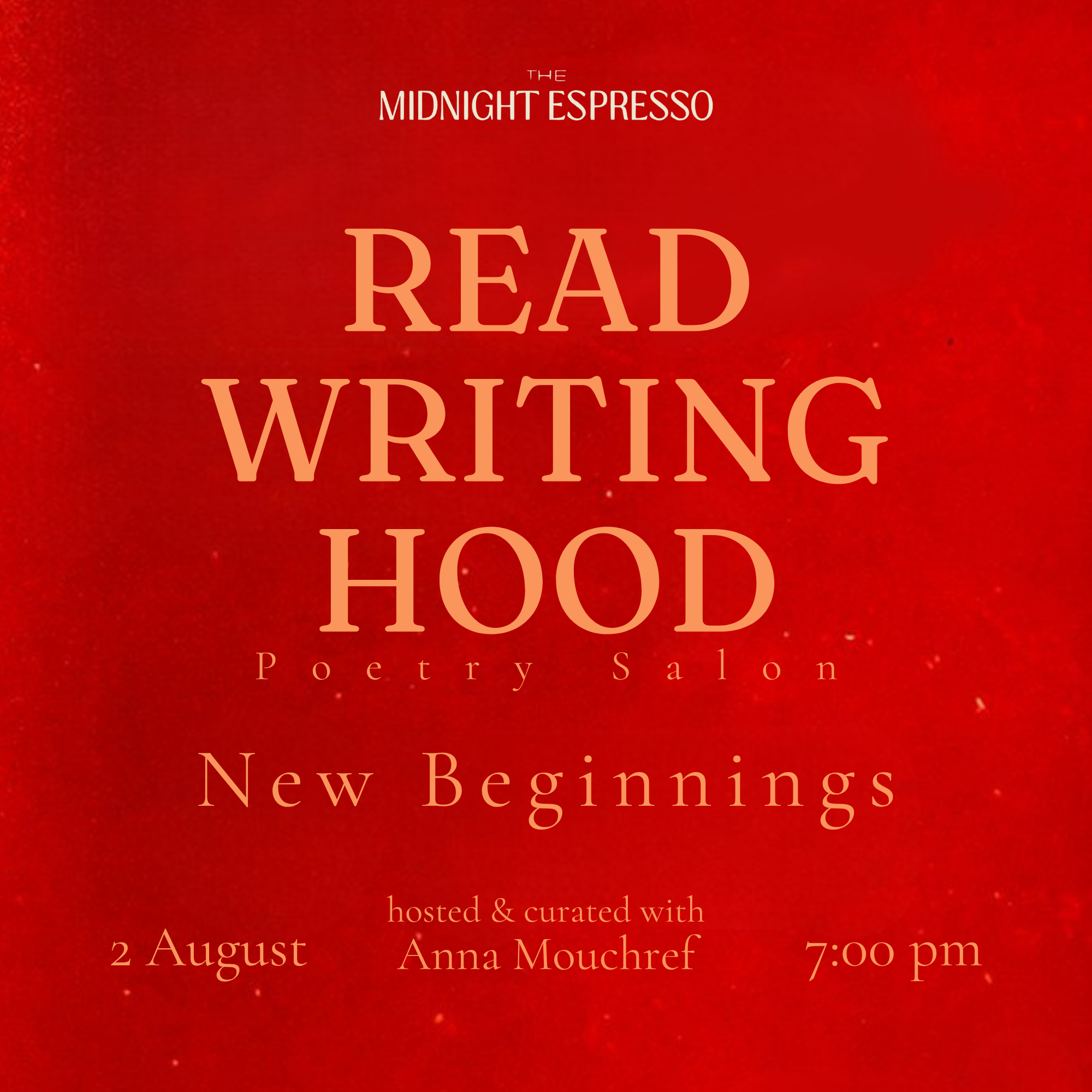 Read Writing Hood Poetry Salon | New Beginnings