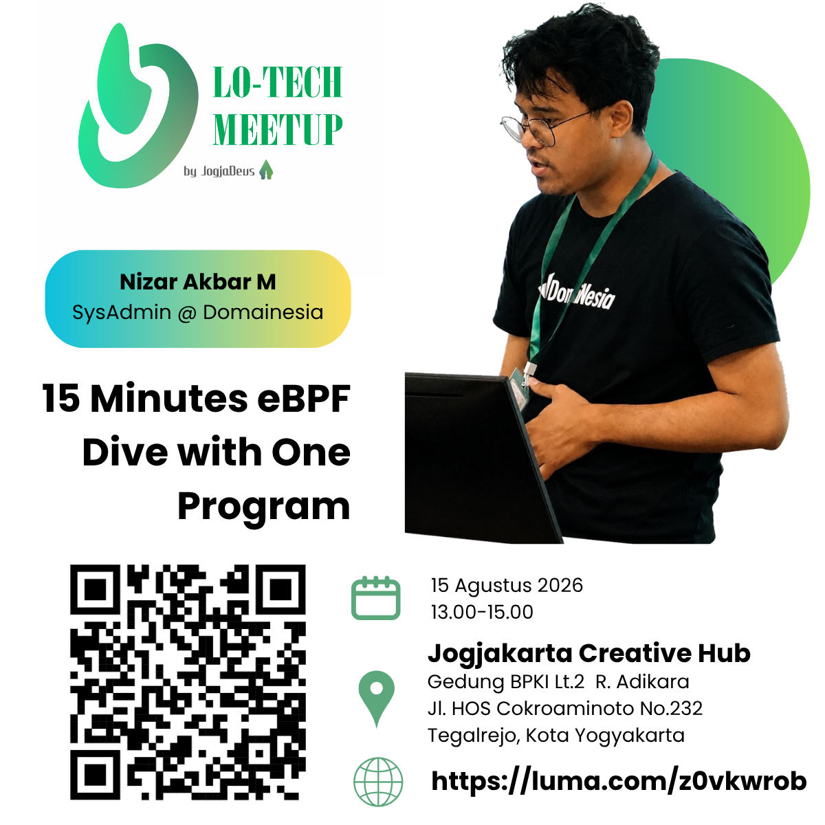 JogjaDevs Lo-Tech Meetup: 15 Minuten eBPF-Tauchgang mit einem Programm