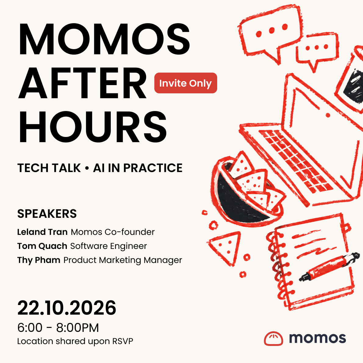 Momos After Hours · Tech Talk: AI in Practice