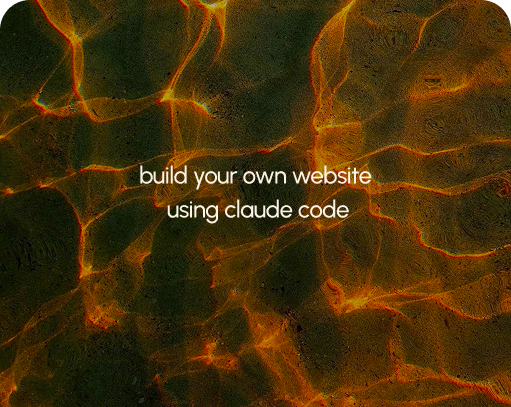 build your own website with claude code