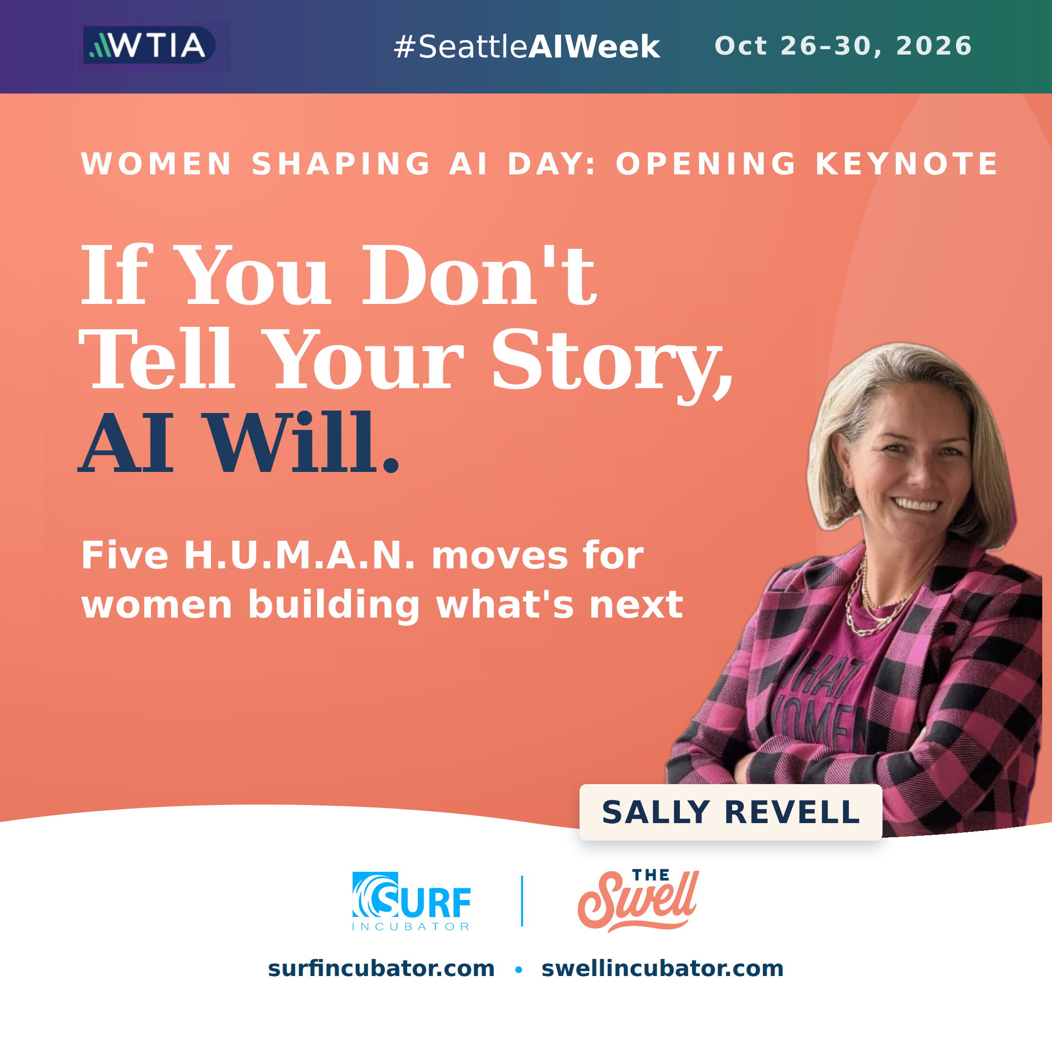 Women Shaping AI Keynote: If You Don't Tell Your Story, AI Will