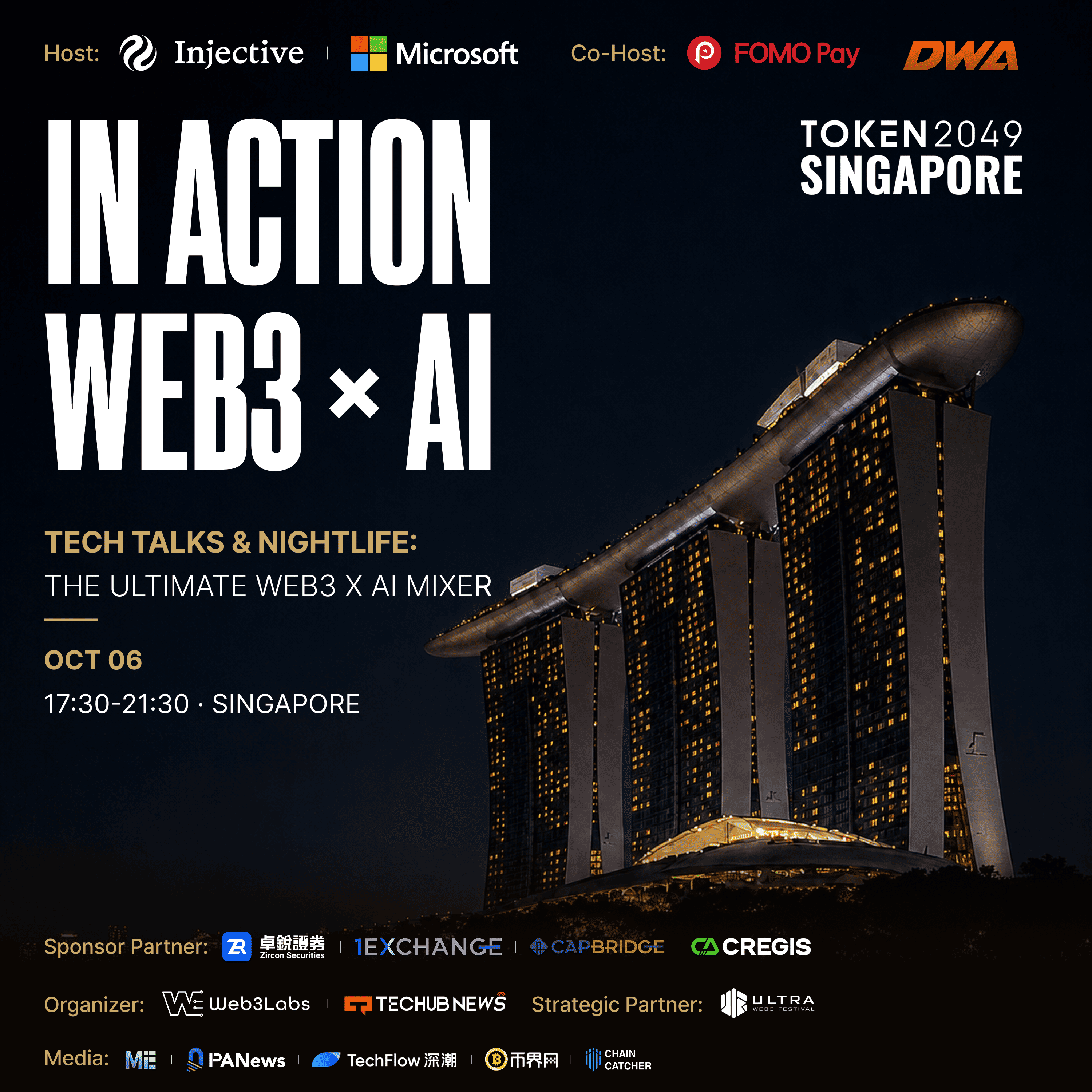 🍷🍴Token 2049｜IN ACTION：WEB3 x AI
