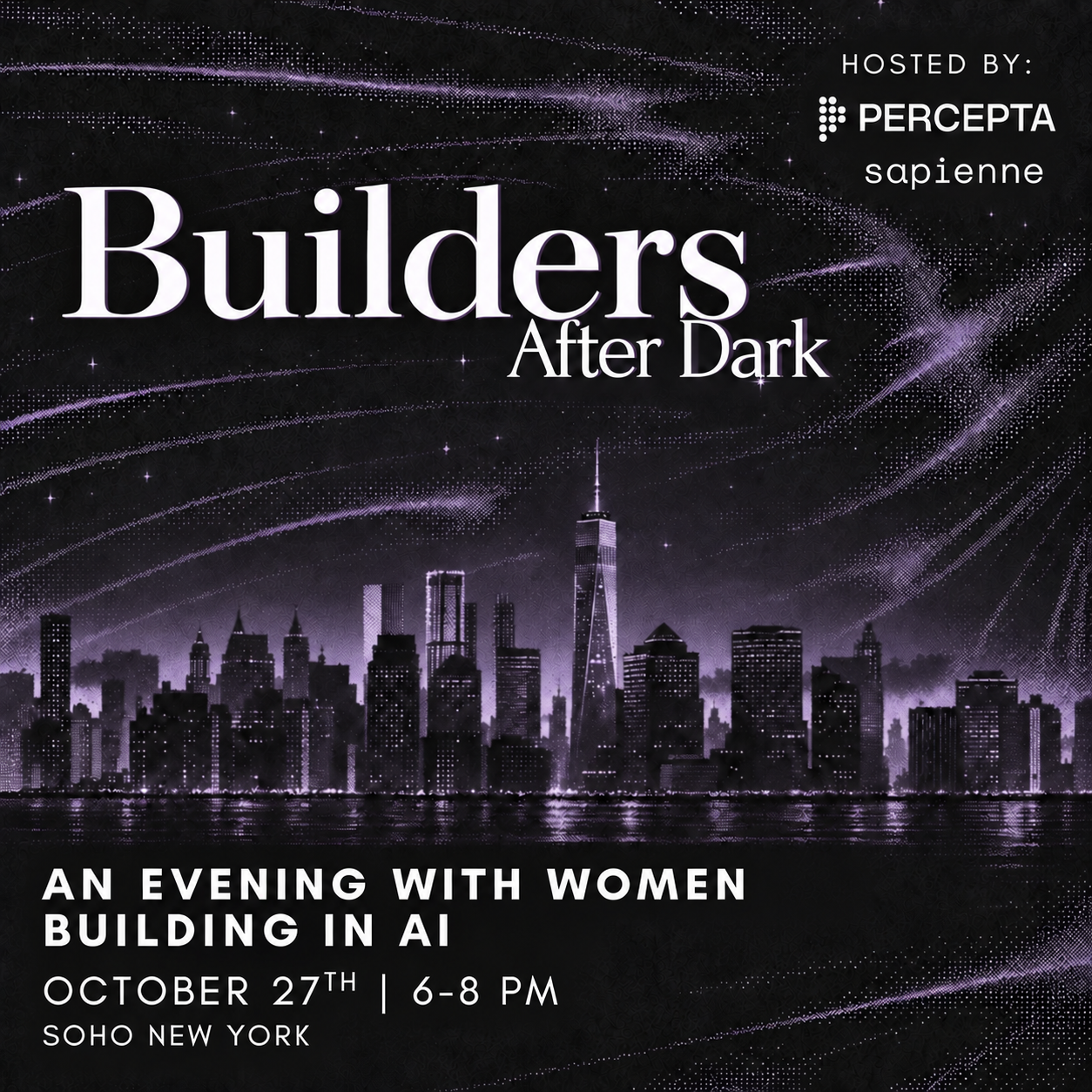 Percepta x Sapienne - Builders After Dark: An evening for women in AI