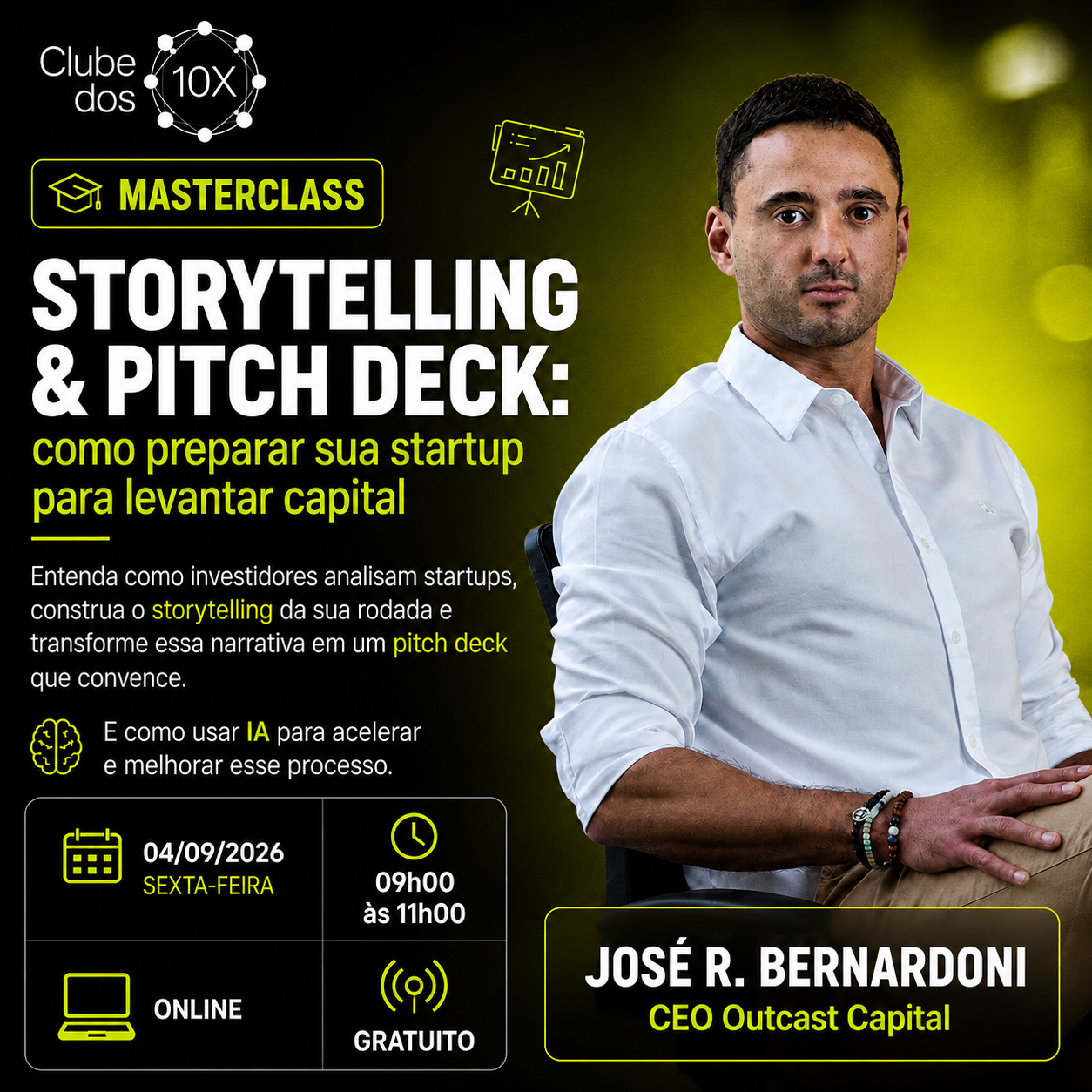 Storytelling & Pitch Deck: como preparar sua startup para levantar capital