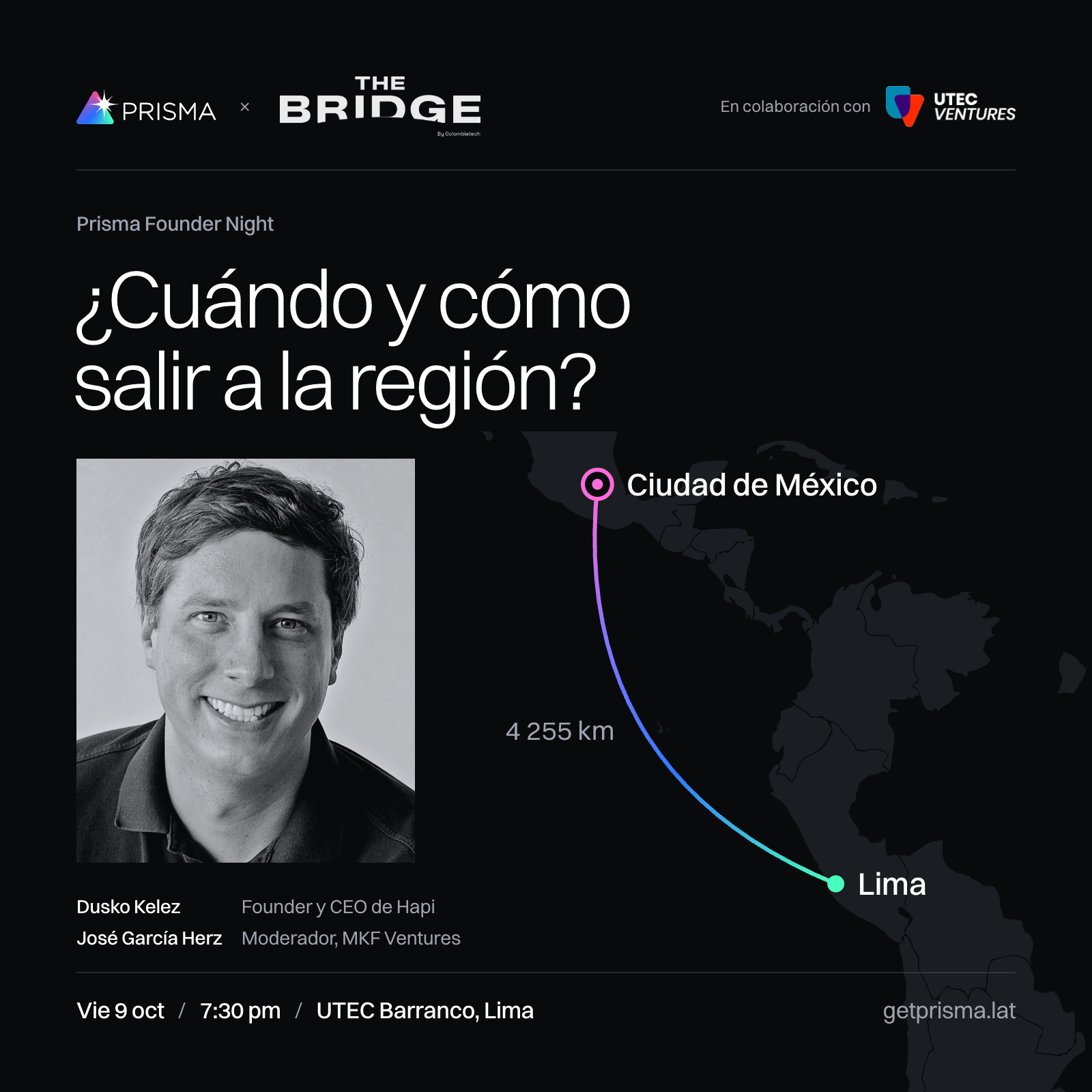 Founder Night Lima: Cuándo y cómo salir a la región