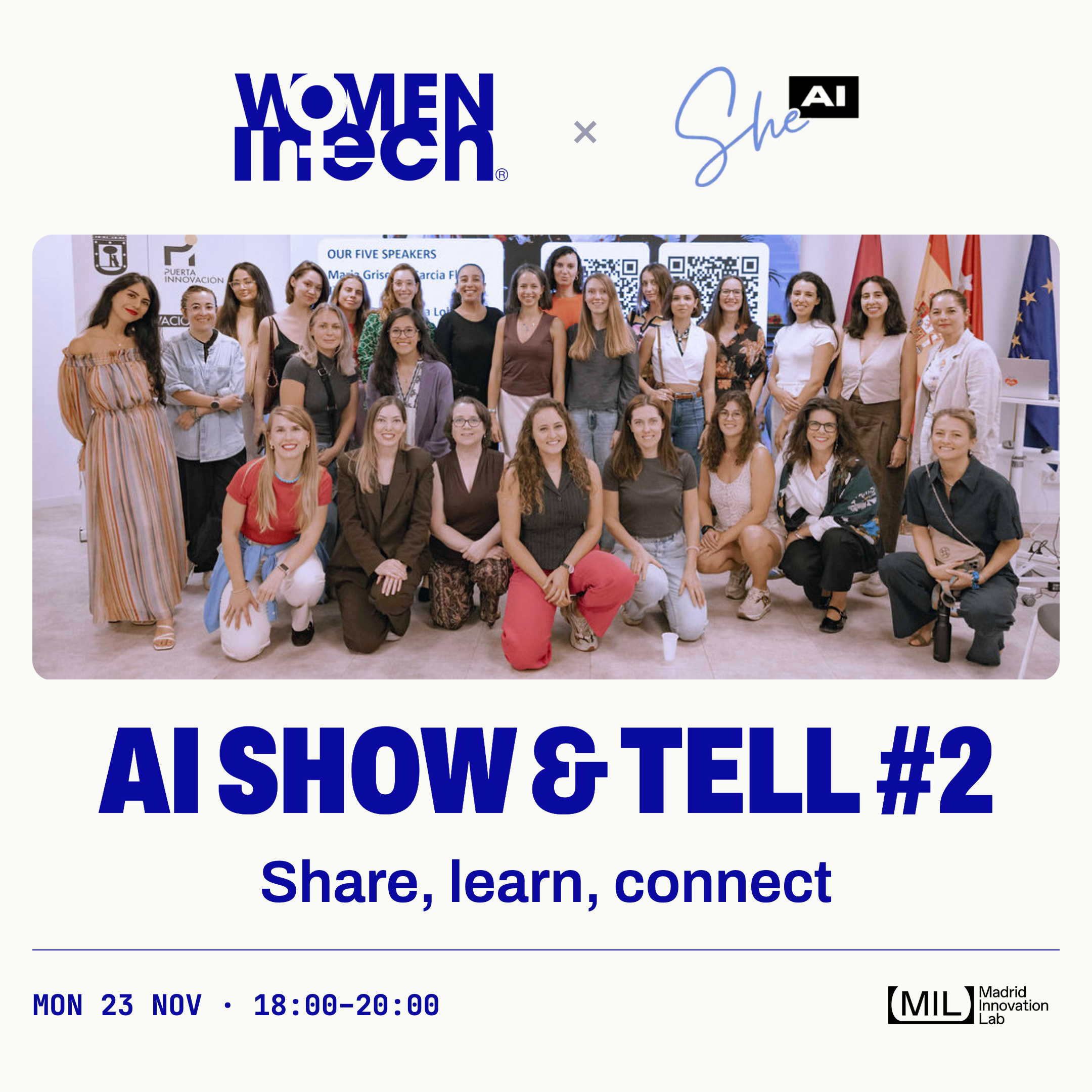 AI Show & Tell | Women in Tech x SheAI #2