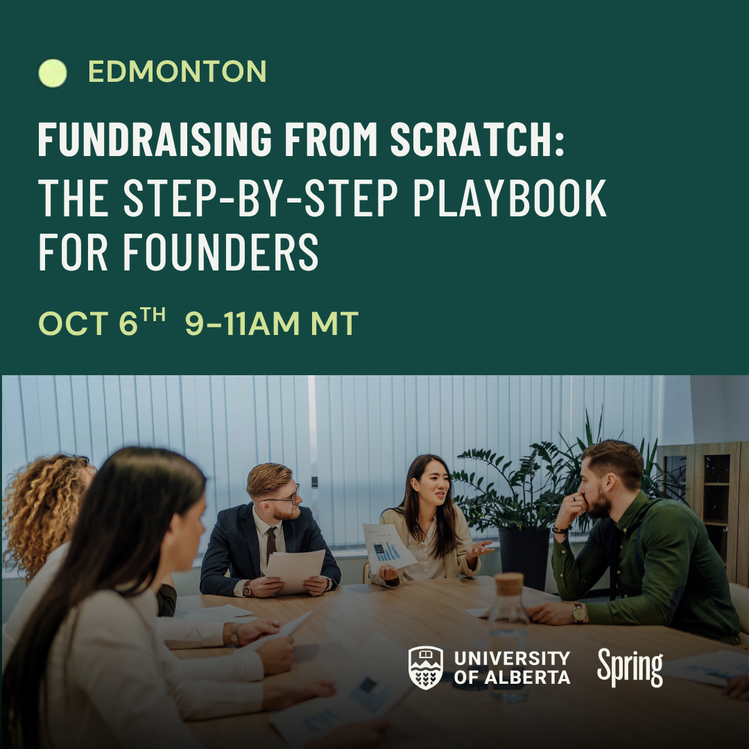 Fundraising from Scratch: The Step-by-Step Playbook for Founders | Edmonton