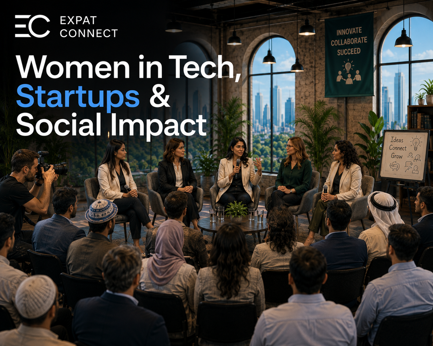 Women in Tech, Startups & Social Impact.