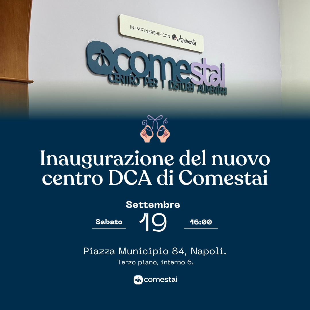 Inaugurazione del nuovo centro DCA di Comestai 💜