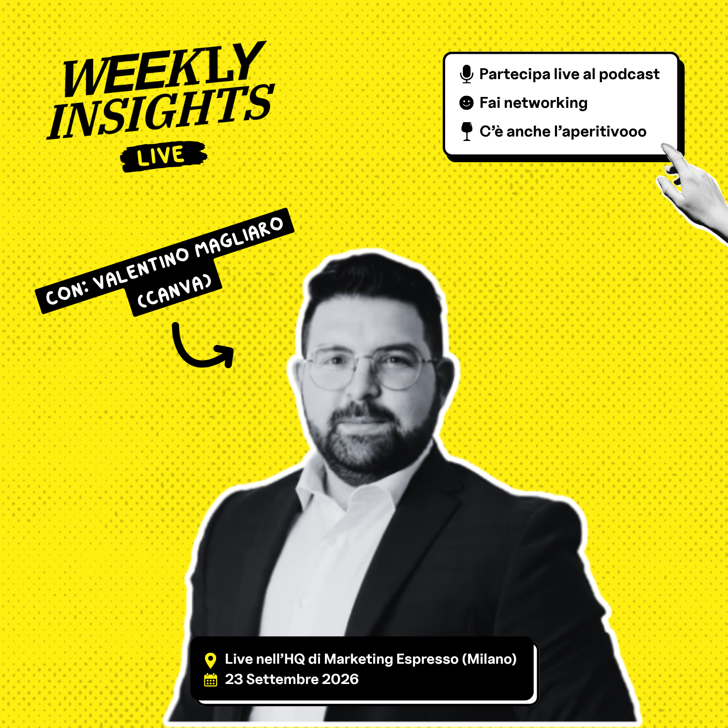 Weekly Insights Live - Questa volta con noi Canva Italia ☕️