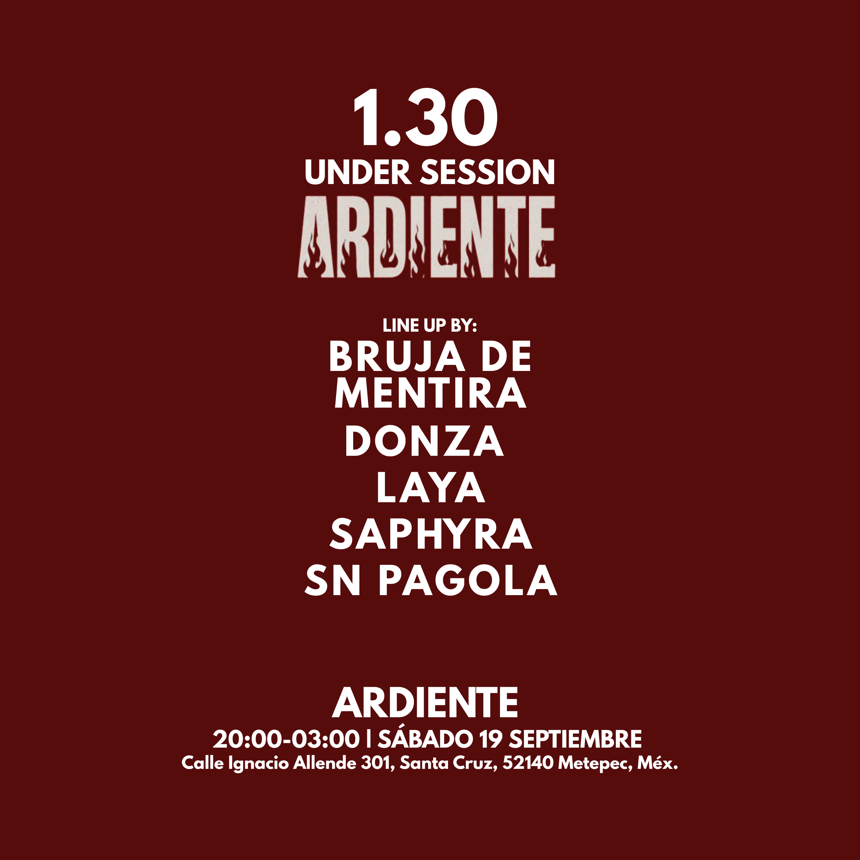 1.30 UNDER SESSION × ARDIENTE 🧸🔥