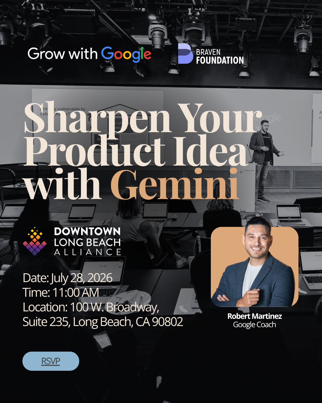 Afílate a tu Idea de Producto con el Taller Gemini organizado por DTLBA