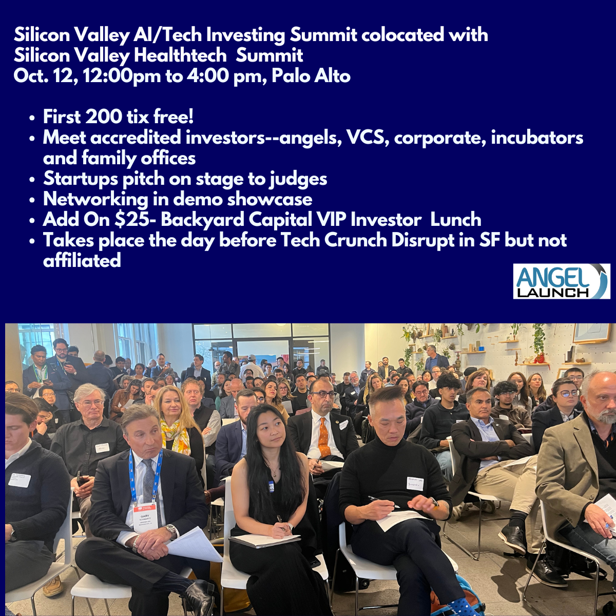 Silicon Valley AI/Tech Investing Summit---Attend or Pitch