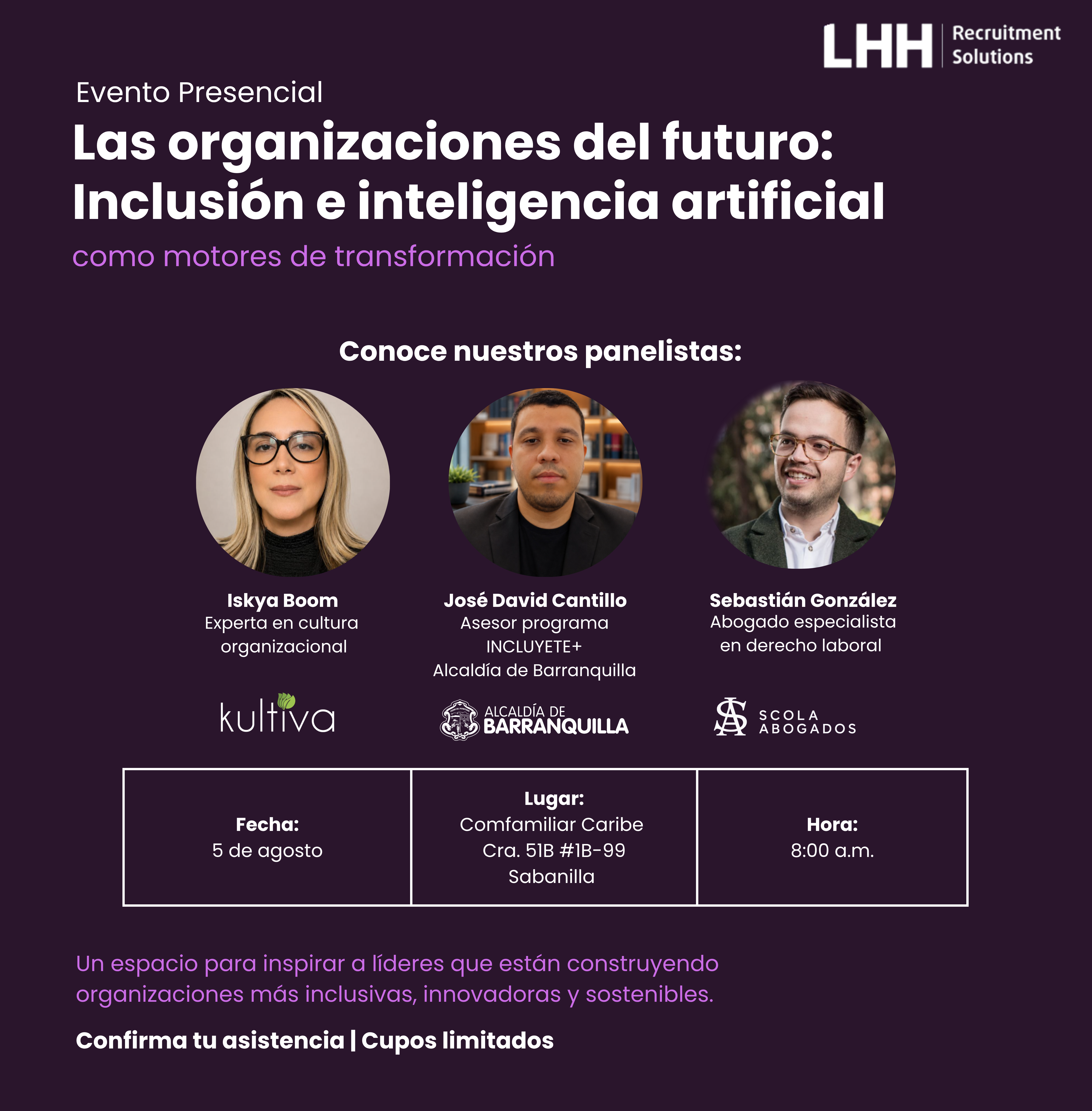 Evento Presencial | Las organizaciones del futuro: Inclusión e IA como motores de transformación