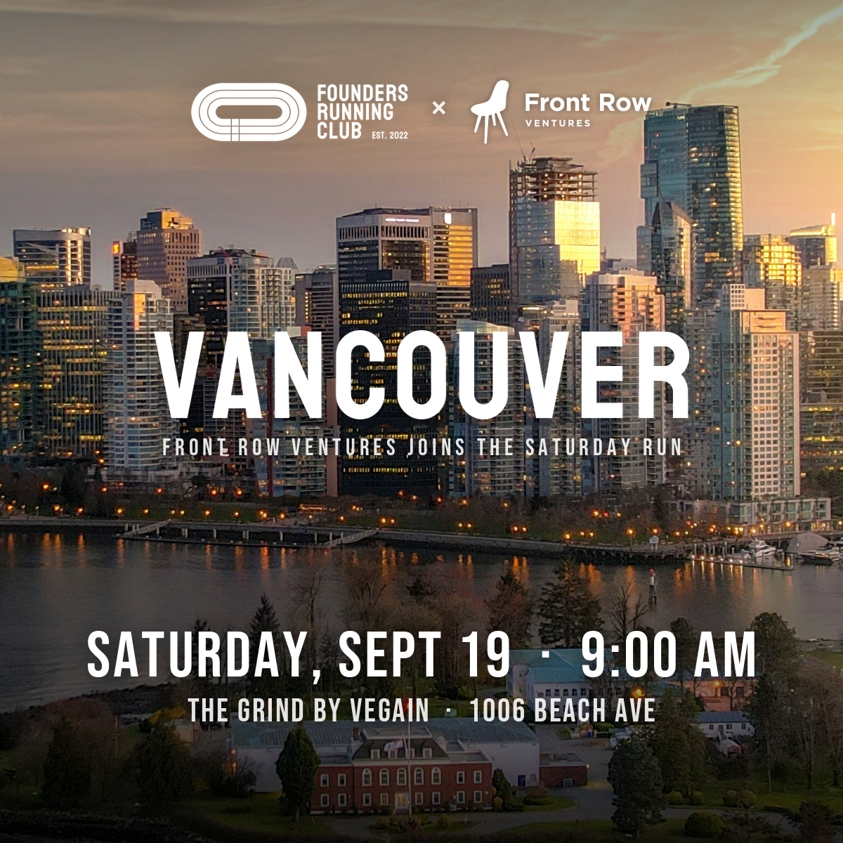 Founders Running Club x Front Row Ventures